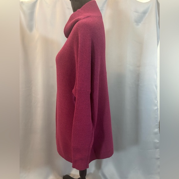 Free People Ottoman Slouchy Tunic, Pomegranate Wine, Size XS - Picture 3 of 6
